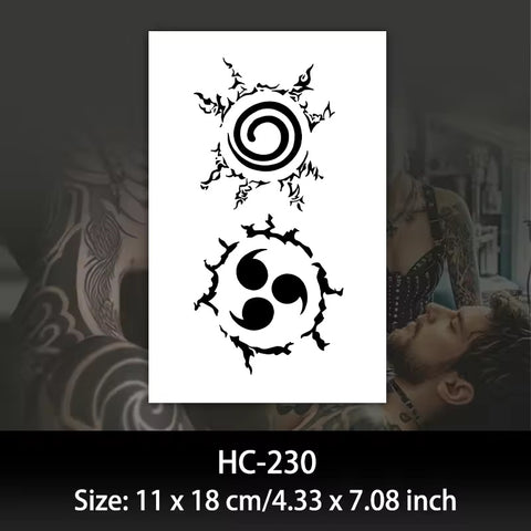 Naruto Inspired Tattoo | Cursed Mark on Sasuke